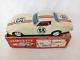 Taiyo Bump N Go Corvette Strips And Numbers Battery Operated Corvette With Box
