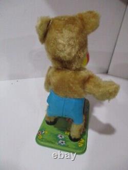Teddy The Champ- Boxing Bear In Original Box- Battery Operated