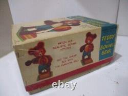 Teddy The Champ- Boxing Bear In Original Box- Battery Operated