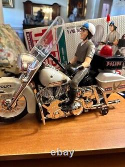 The Super Police Motorcycle Golden Eagle Battery Operated 1/6 Scale 1989 toy