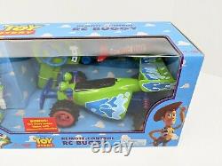 Thinkway Toy Story 1995 Remote-Control RC Buggy Buzz Lightyear & Rocket NEW