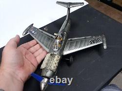 Tin Litho Battery Operated Jet Fs 059 Air Force Japan