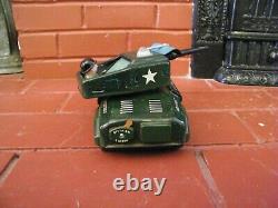 Tin Litho Japan US Army 0832657 Military Truck Battery Operated Remote Control