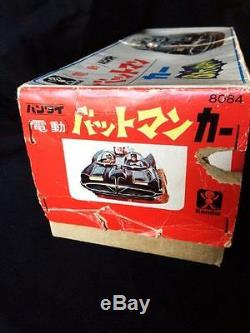 Tin toys Batman Batmobile Bandai 1966 Vintage Tin Battery Operated/ Original Box