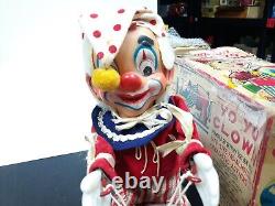 Tinplate Battery-Operated Cragston Yo-Yo Clown Japan 1960