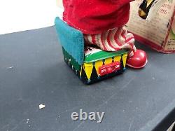 Tinplate Battery-Operated Cragston Yo-Yo Clown Japan 1960