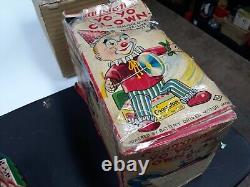 Tinplate Battery-Operated Cragston Yo-Yo Clown Japan 1960