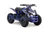 Titan Kids Electric Battery Mini Outdoor Quad Dirt Bike Ride On Atv 24v Blue