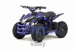 Titan Kids Electric Battery Mini Outdoor Quad Dirt Bike Ride On ATV 24V BLUE