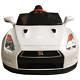 Toddler Electric Car Nissan Gtr R35 Kids Ride On 12v 1 Seater Plug In Mp3 Play