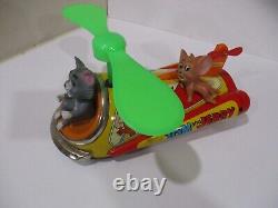 Tom And Jerry Helicopter- Battery Operated -excellent Cond-japan-works