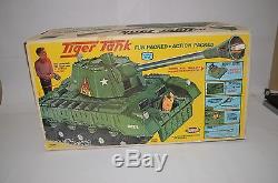 Topper Toys Tiger Tank Joe 1966 R/C Used With box