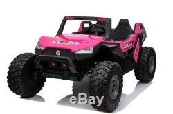 Touch Tv 24v Utv Giant-razor Buggy Remote Electric Ride On Toy 24v Polaris Pink