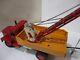 Tow Truck-wrecker-battery Operated With Steering Works-all Tin-japan