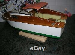 Toy Outboard Motor Boat Fleet Line Marlin K&o Ito Vintage Battery Operated Boat