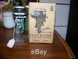 Toy Outboard Motor Evinrude Starflight 1959 Fleet Line Boat Battery Operated Ito