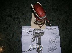 Toy Outboard Motor Johson K&o Fleet Line Boat Ito Battery Operated Wood Boat