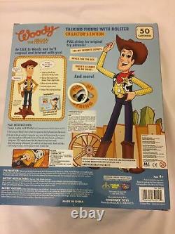 Toy Story Large Talking Sheriff Woody Figure SIGNATURE COLLECTION RARE NIB