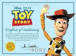 Toy Story Large Talking Sheriff Woody Figure SIGNATURE COLLECTION RARE NIB
