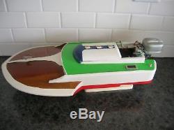 Toy Wood Boat Ito Hydroplane Miss Great Lakes Wooden Vintage Battery Operated