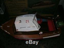 Toy Wood Boat With Original Box Ito K&o Battery Operated Boat By Craft Masters