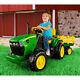 Tractor Ride-on John Deere Ground Force 12v Riding Toys Adjustable Seat Kids