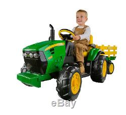 Tractor Ride-On John Deere Ground Force 12V Riding Toys Adjustable Seat Kids