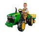 Tractor Ride On Kids Toy John Deere Ground Force 12 Volt Toddler Outdoor Gift