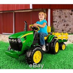 Tractor Ride On Kids Toy John Deere Ground Force 12 volt Toddler Outdoor Gift