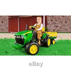 Tractor Ride On Kids Toy John Deere Ground Force 12 volt Toddler Outdoor Gift