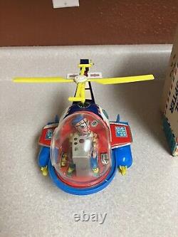 Trade Mark Japan KO battery operated Air Mail Helicopter mib