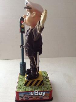 Traffic Policeman A-1 Japan battery operated nr mint boxed 1950's