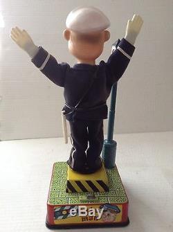 Traffic Policeman A-1 Japan battery operated nr mint boxed 1950's
