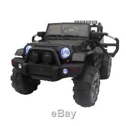 US 12V Kids Ride On Car Battery Power Wheels MP3 RC Remote Control with LED Lights