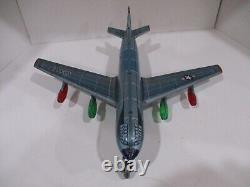US Air Force KC 135 Battery Operated Jet All Tin Tested Works Made N Japan
