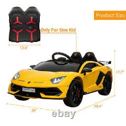 Uenjoy 12V Lamborghini Kids Electric Ride On Car with Remote Control