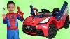 Unboxing New Spiderman Battery Powered Ride On Super Car 6v Test Drive Park Playtime Fun Ckn Toys