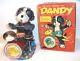 Vintage 1950's Alps Dandy The Happy Drumming Pup Battery Operated Tin Toy Dog