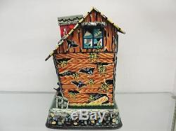 VINTAGE 1950s HOOTIN HOLLOW HAUNTED HOUSE BATTERY OPERATED TOY WORKING