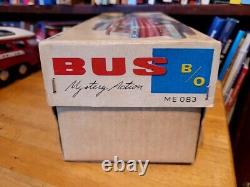 VINTAGE 1960'S TIN BATTERY OPERATED FUTURISTIC BUS in BOX