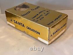VINTAGE 1960's JAPAN #16404X BATTERY OPERATED 13 SANTA CLAUS with ORIGINAL BOX