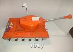 VINTAGE 1960's MOUNTAIN CAT BATTERY OPERATED TANK REMCO NOT WORKING