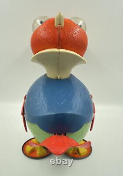 VINTAGE 1964 IDEAL SMARTY BIRD TOY Electronic Plastic Toucan Large