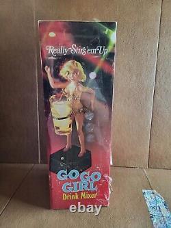 VINTAGE 1969 Poynter Go-Go Dancer Girl Drink Bar Mixer BOX NEW