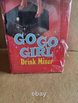 VINTAGE 1969 Poynter Go-Go Dancer Girl Drink Bar Mixer BOX NEW