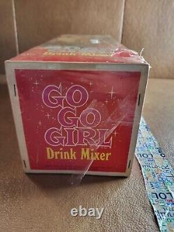 VINTAGE 1969 Poynter Go-Go Dancer Girl Drink Bar Mixer BOX NEW