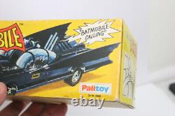 VINTAGE 1977 PALITOY TOMY TOY BATMAN TALKING BATMOBILE CAR Works in original box