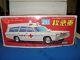 Vintage Alps Battery Operated Ambulance Orig Japan Box Working Very Rare