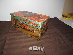 Vintage Battery Operataed Toy Hot Rod Mystery Action T. N Japan Unused In Box