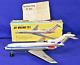 Vintage Boeing 727 Toy Jet Plane Battery Op. Metal Plastic Engine & Lights Works